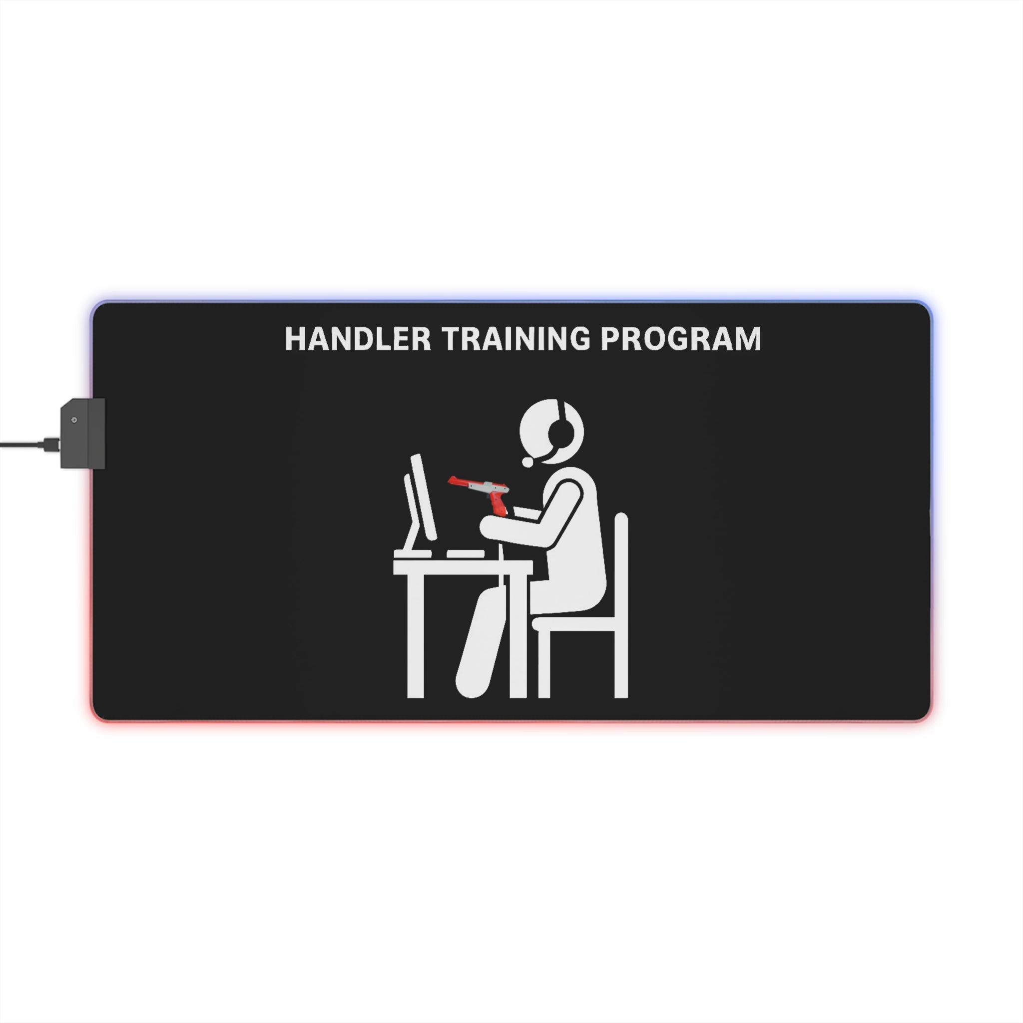 Handler Training Program LED Gaming Mouse Pad | RGB Desk Mat