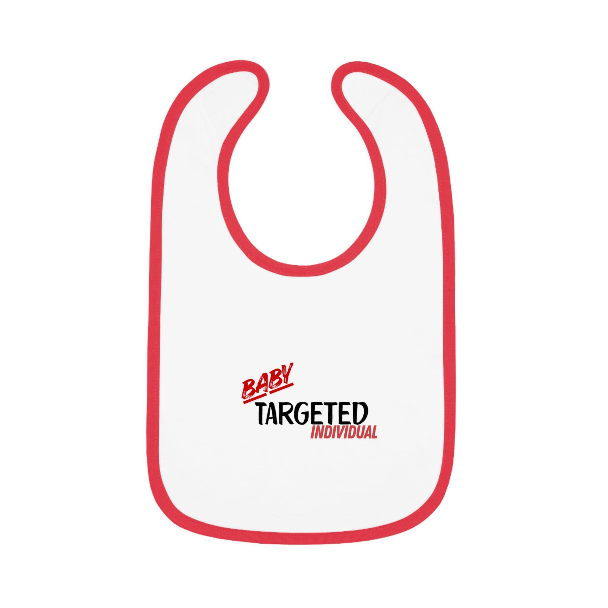 Baby Targeted Individual bib | Contrast Trim Baby Bib