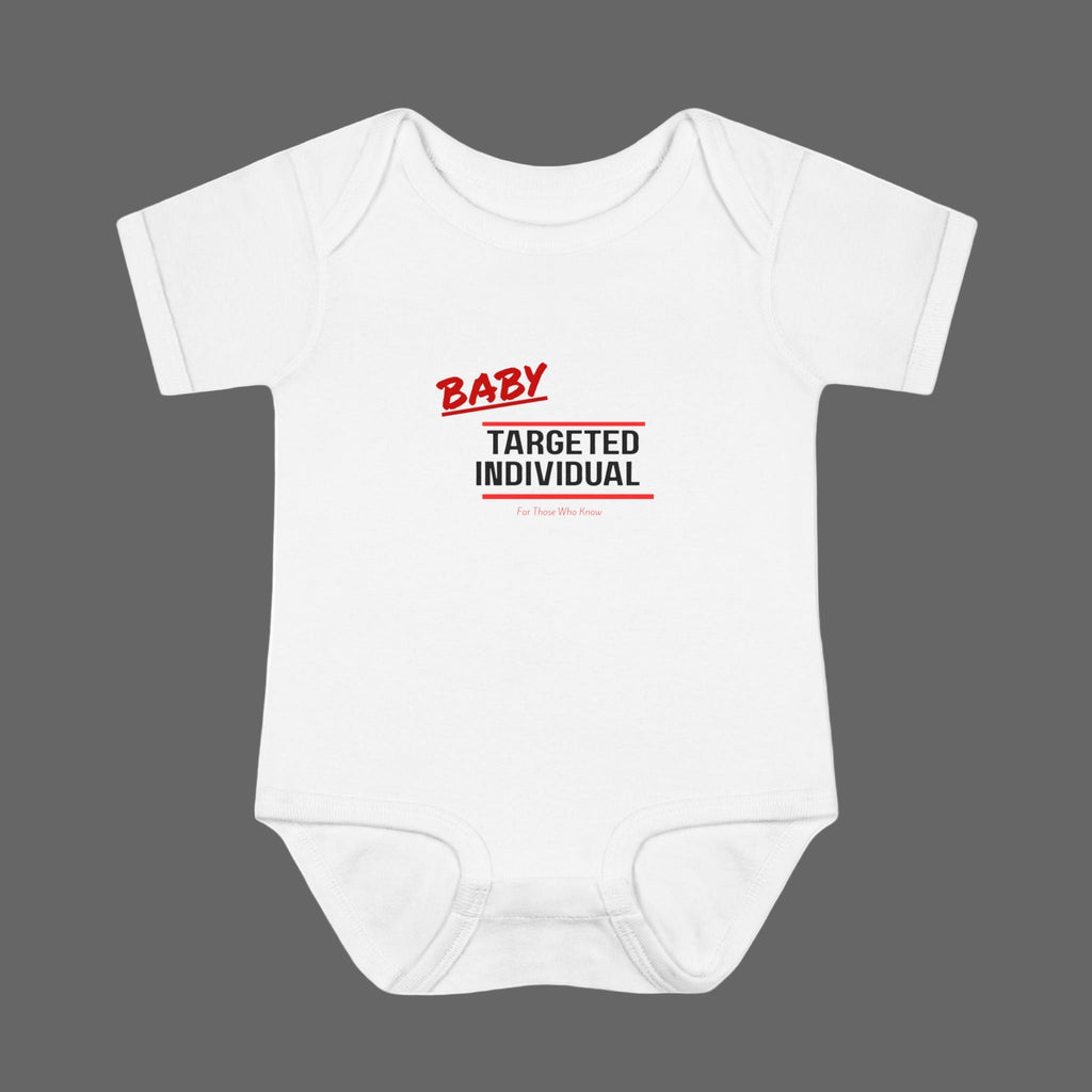 Baby Targeted Individual Bodysuit | Infant Onesie with Text Design