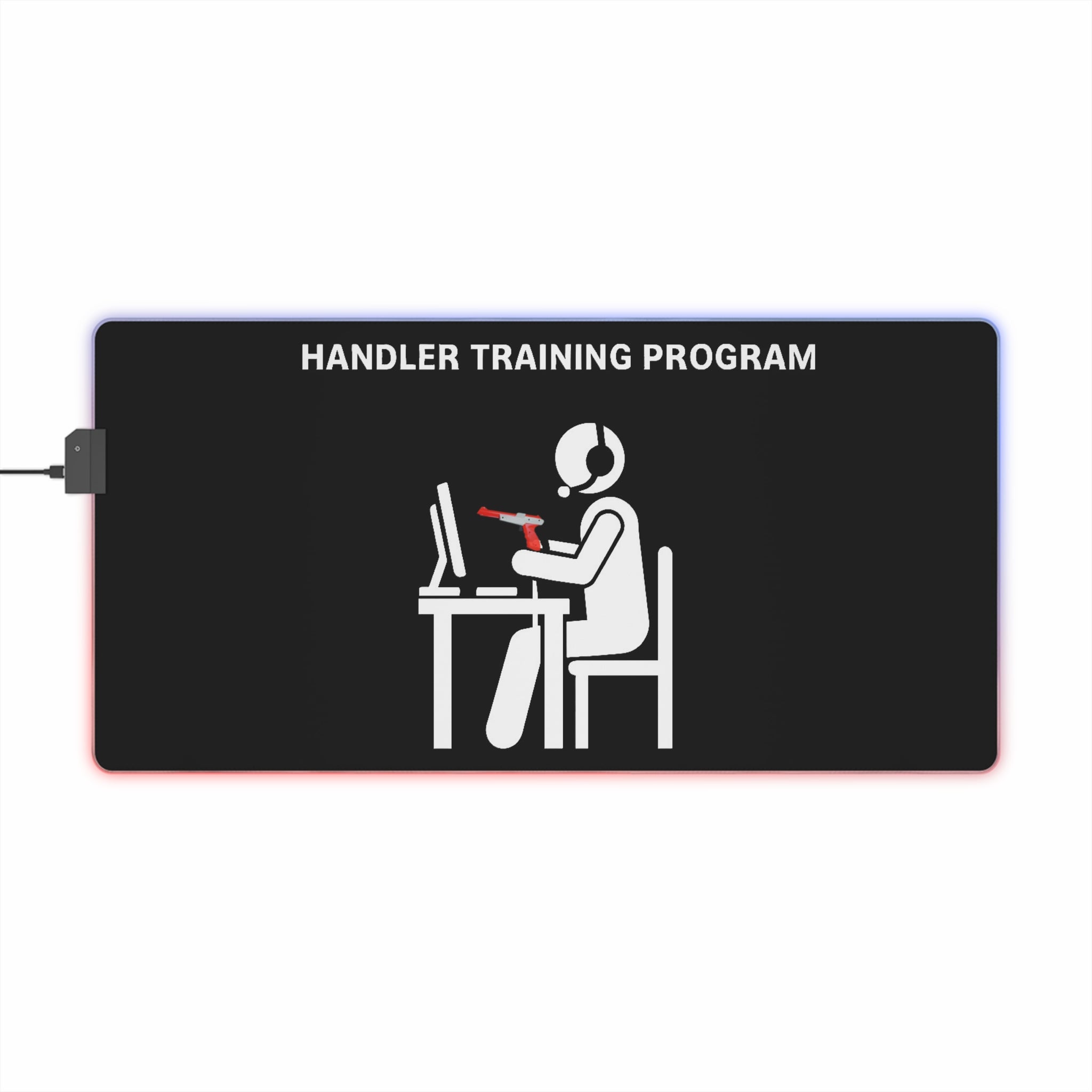 Handler Training Program LED Gaming Mouse Pad | RGB Desk Mat