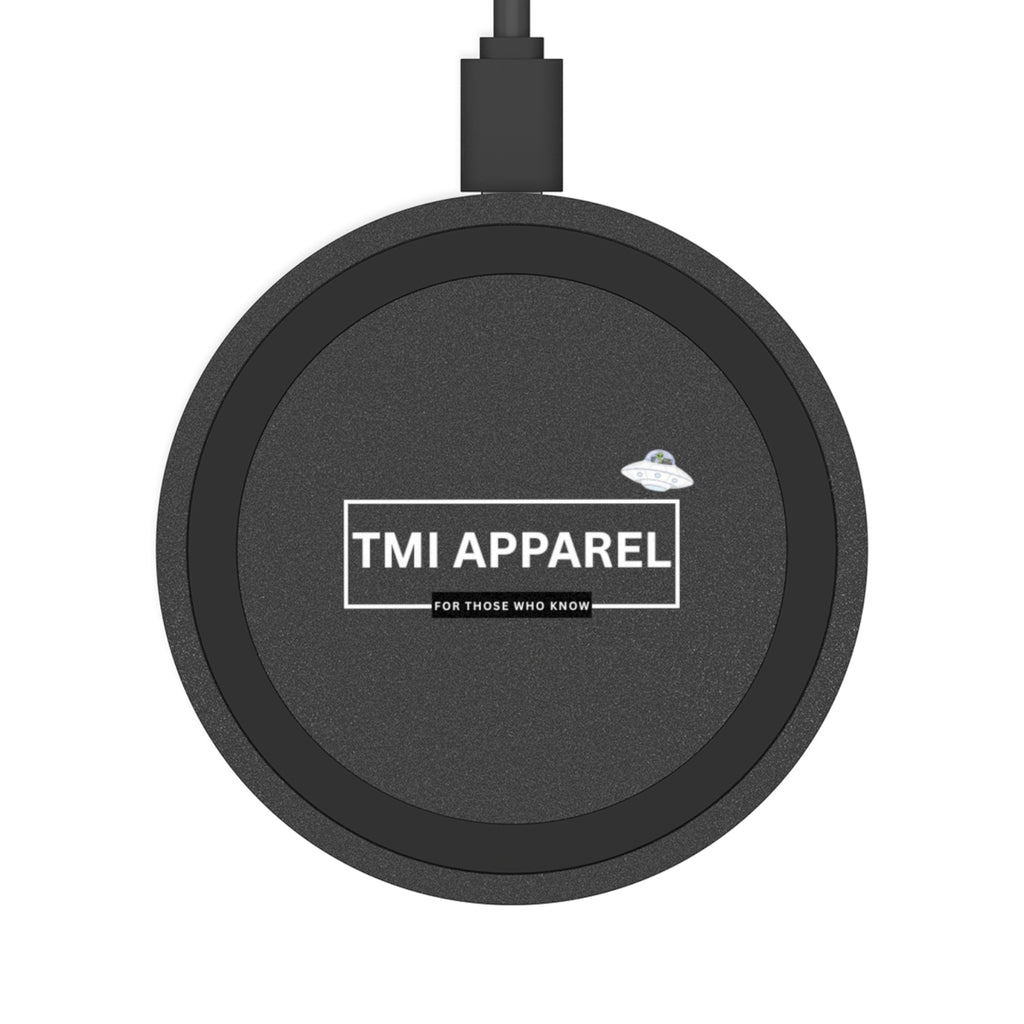 Quake Wireless Charging Pad — Fast Qi Phone Charger with TMI Apparel Logo