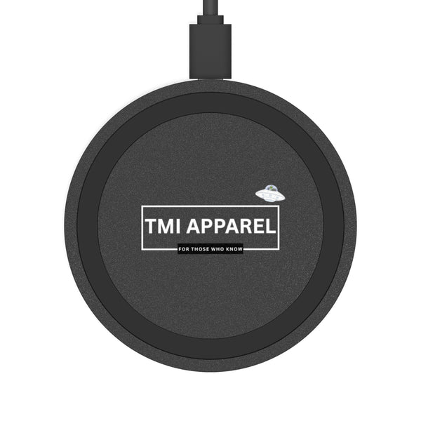 Quake Wireless Charging Pad — Fast Qi Phone Charger with TMI Apparel Logo