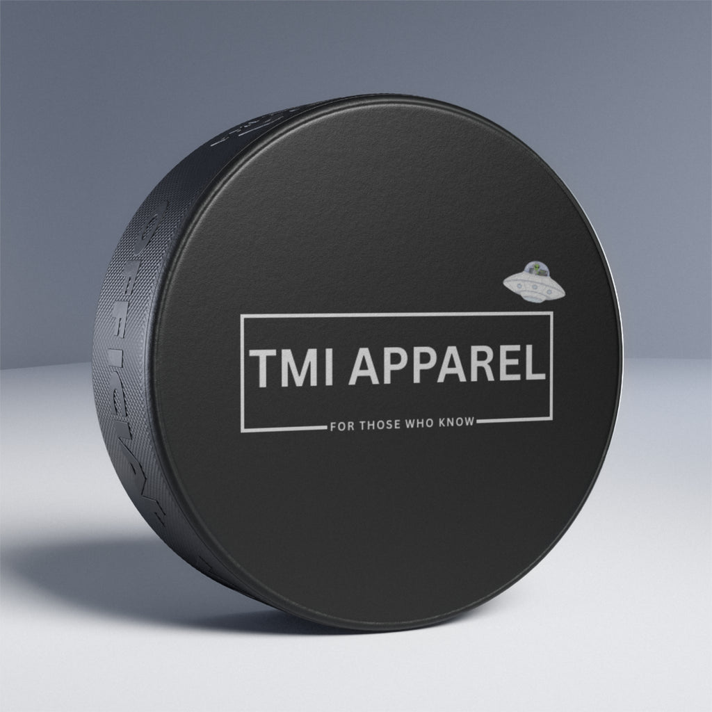 TMI Apparel Branded Hockey Puck — 'For Those Who Know' Logo Puck