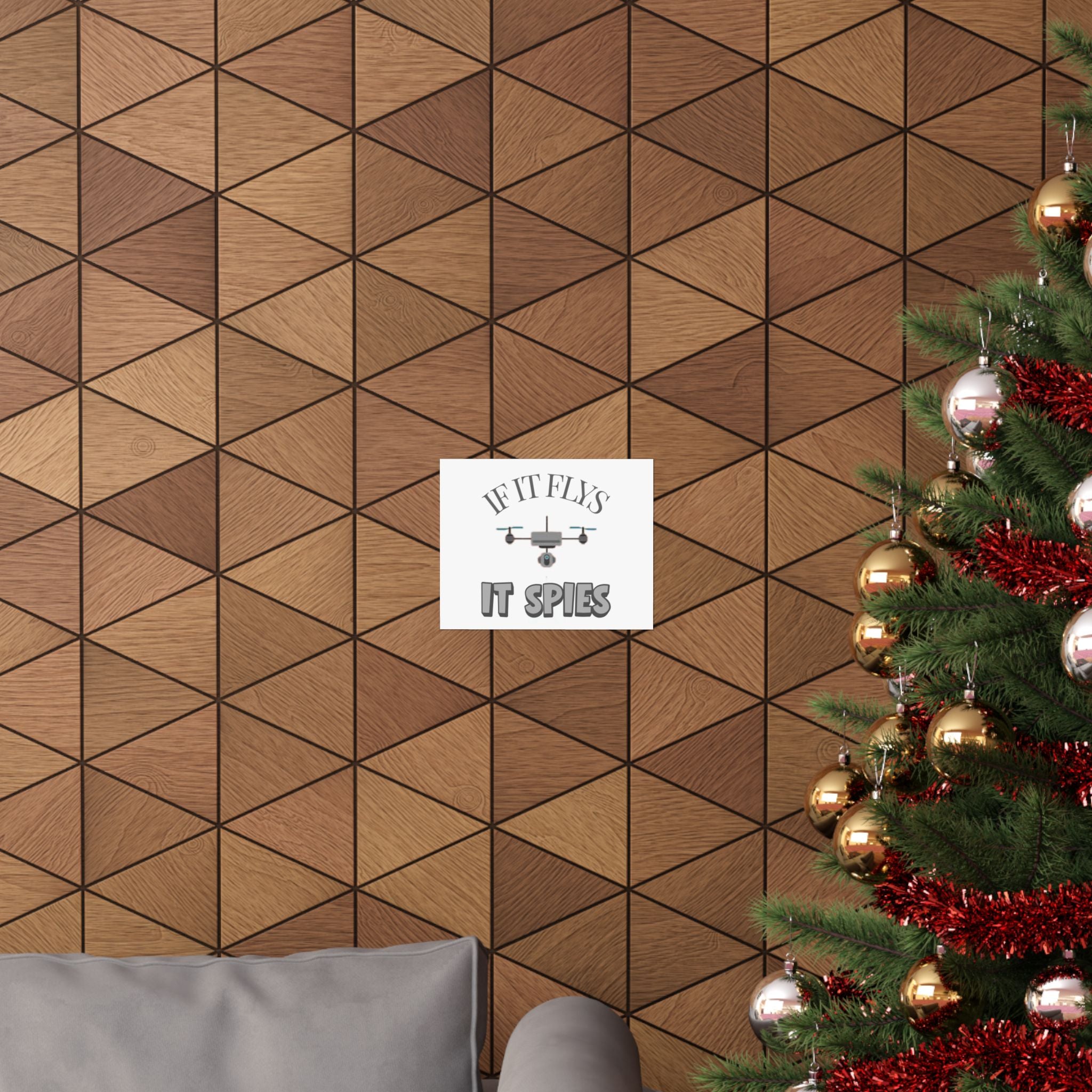 If It Flys It Spies Drone Poster