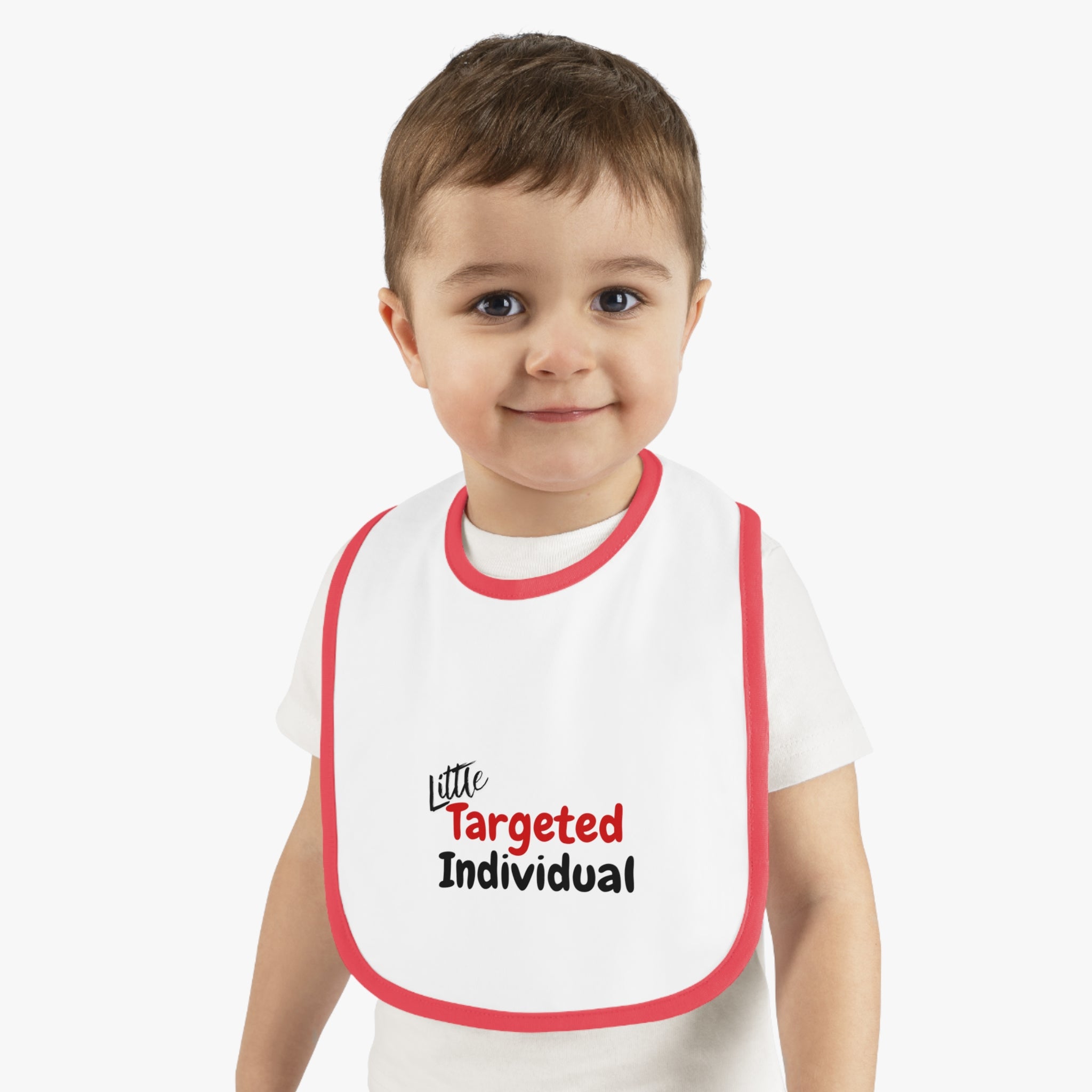 "Little Targeted Individual"  Feeding Bib