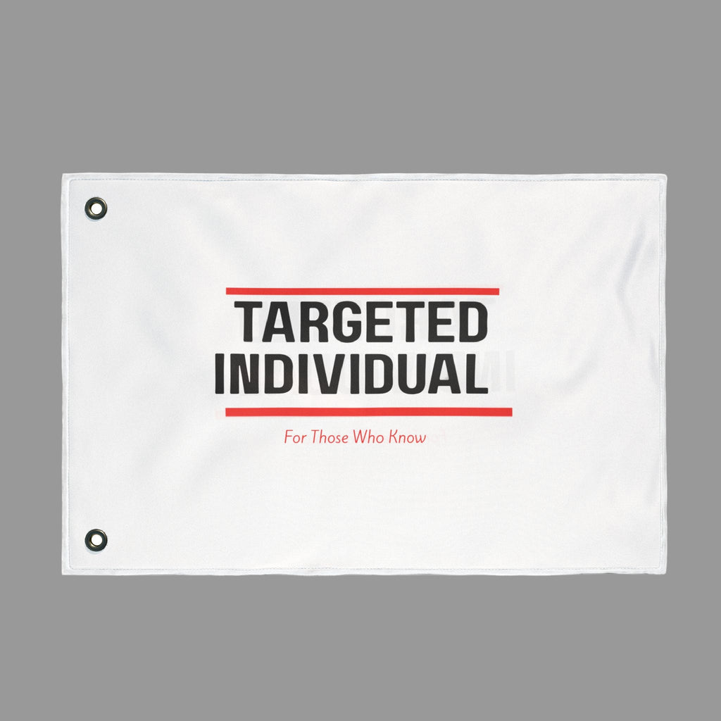 TI #2 Double Sided Flag for Targeted Individuals, Outdoor Decor, Unique Gifts, Awareness Flag, Back Yard Flag, Wall Banner