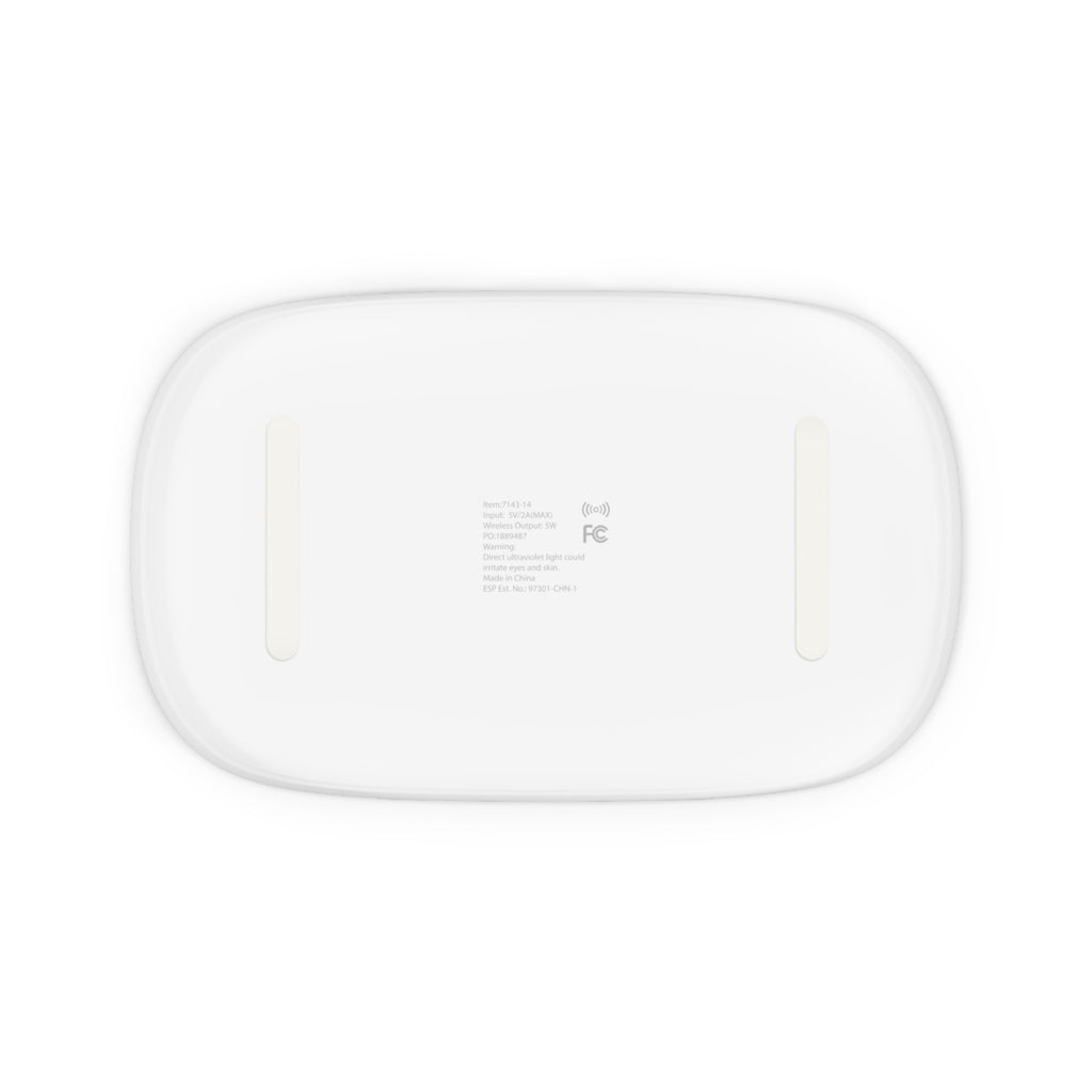UV Wireless Phone Sanitizer & Charging Pad — "Targeted Individual" Design
