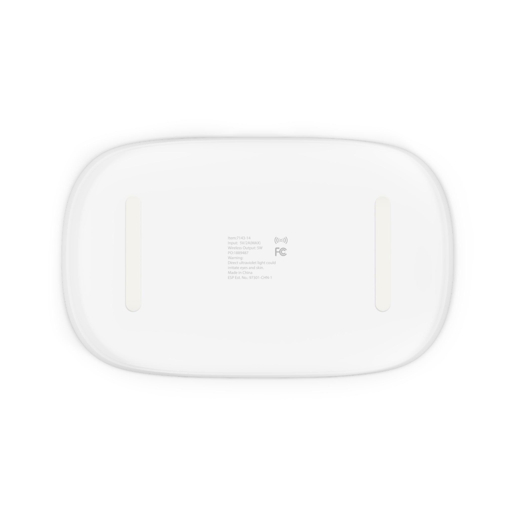 UV Wireless Phone Sanitizer & Charging Pad — "Targeted Individual" Design