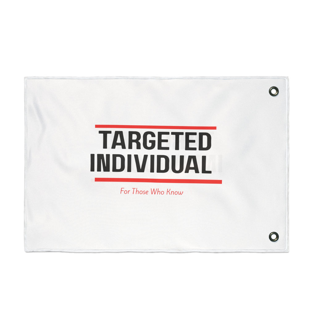 TI #2 Double Sided Flag for Targeted Individuals, Outdoor Decor, Unique Gifts, Awareness Flag, Back Yard Flag, Wall Banner