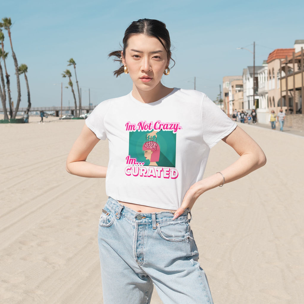 Curated Not Crazy Cropped Tshirts