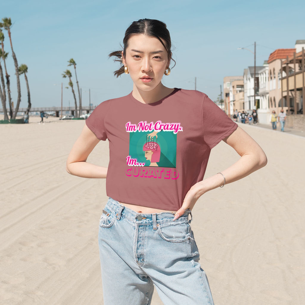 Curated Not Crazy Cropped Tshirts