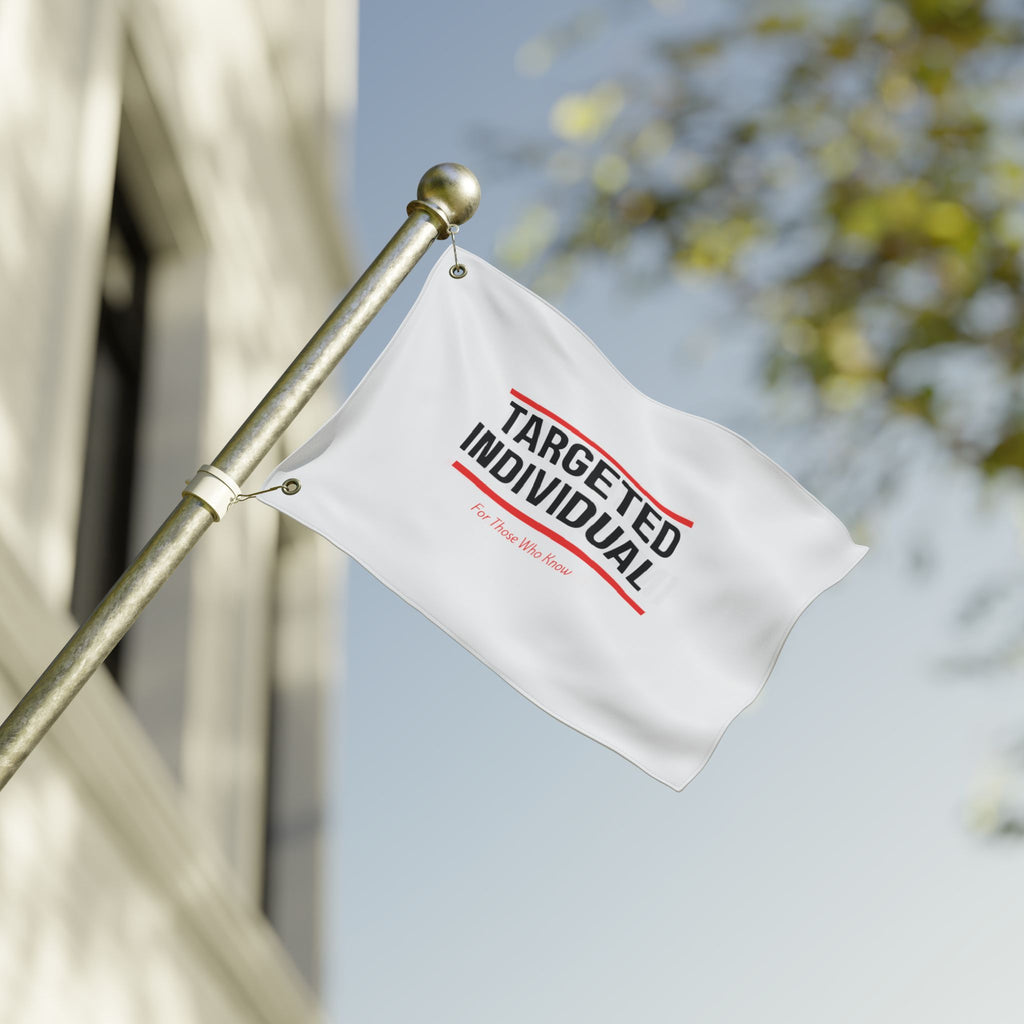 TI #2 Double Sided Flag for Targeted Individuals, Outdoor Decor, Unique Gifts, Awareness Flag, Back Yard Flag, Wall Banner