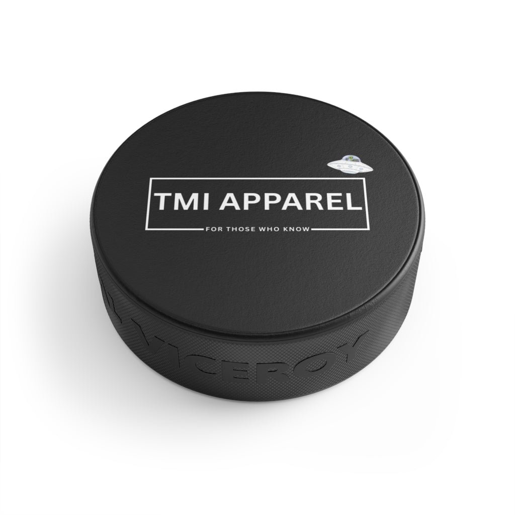 TMI Apparel Branded Hockey Puck — 'For Those Who Know' Logo Puck